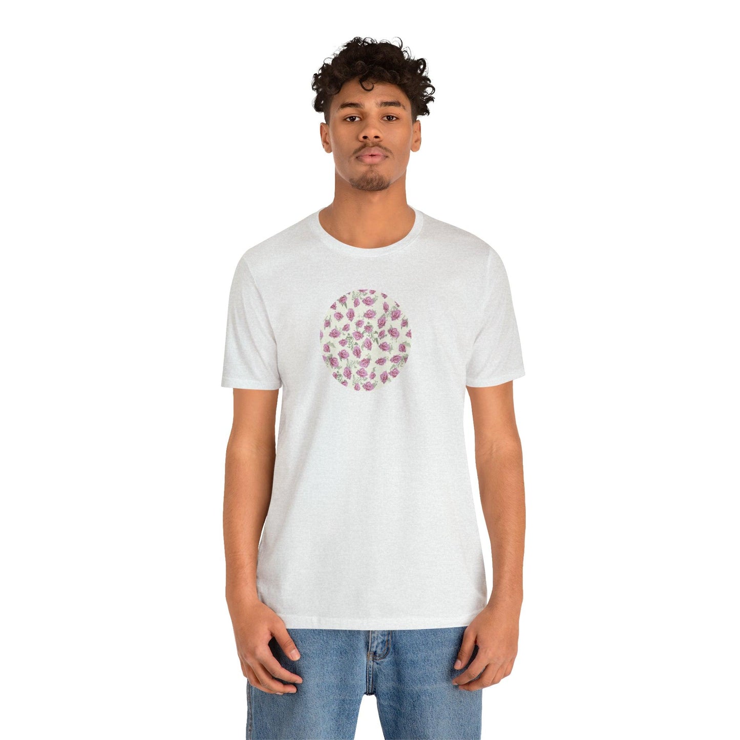 Romantic Rosette Reverie Collection by Miniaday Designs, LLC. Women's Jersey Short Sleeve Tee (S-3XL) - Miniaday Designs, LLC.