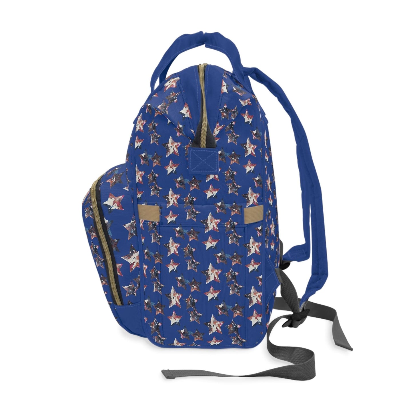 Miniaday Designs Multifunctional Diaper Backpack Blue Americana - Miniaday Designs, LLC.