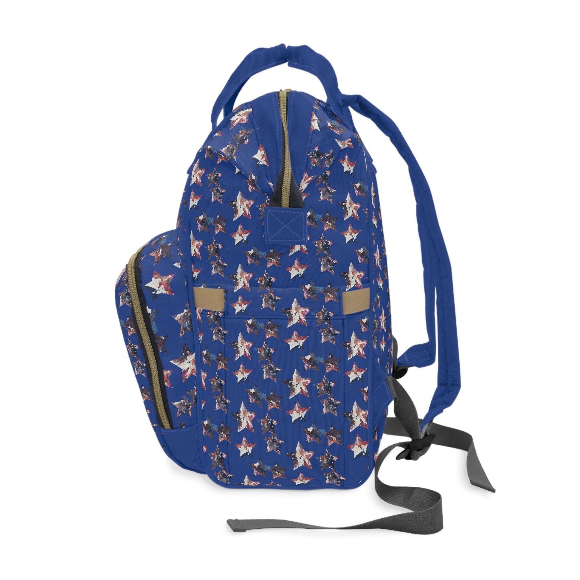 Miniaday Designs Multifunctional Diaper Backpack Blue Americana - Miniaday Designs, LLC.