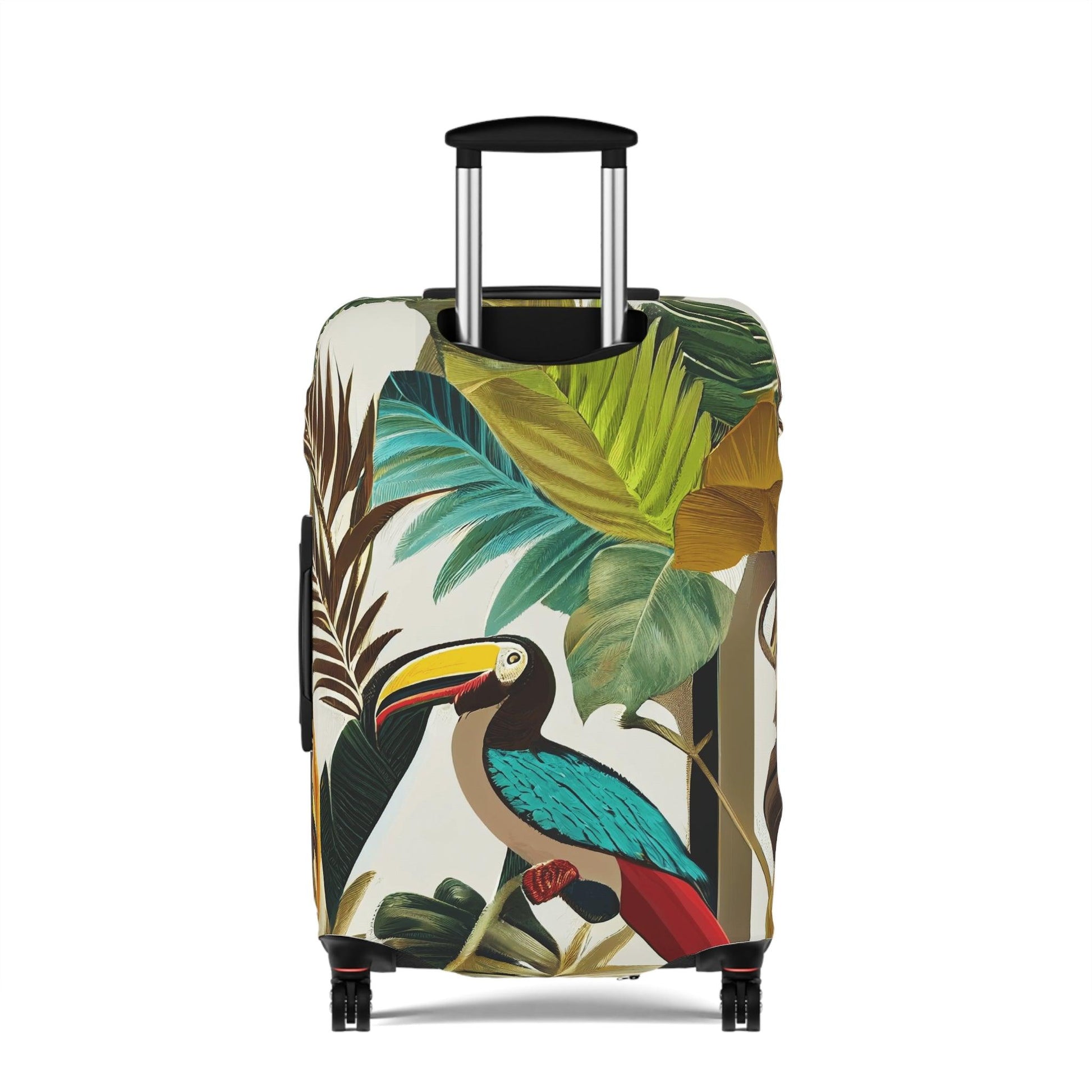 Miniaday Designs Cover for Luggage Tropical Toucan Multicolor - Miniaday Designs, LLC.