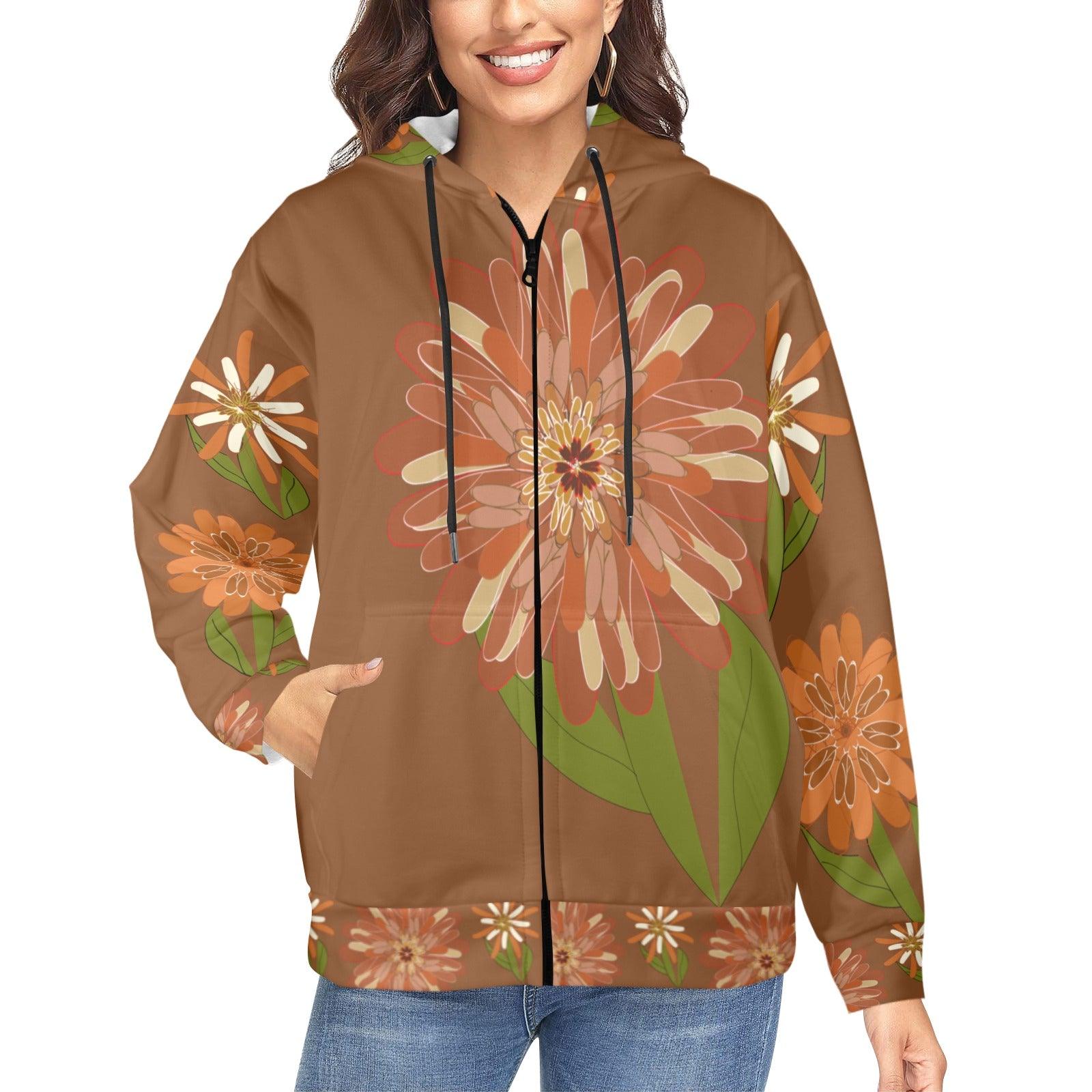 Miniaday Designs Zippered Hoodies for Women Multiple Designs - Miniaday Designs, LLC.