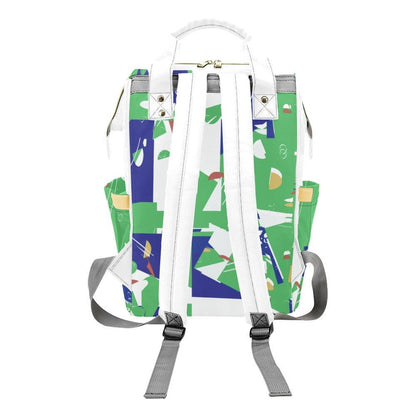 Miniaday Designs Multi-Function Backpack(Model1688) Blue - Miniaday Designs, LLC.