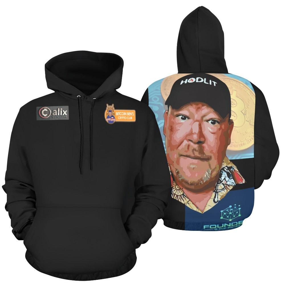 Miniaday Designs Bitcoin Ben Hoodies - Miniaday Designs, LLC.