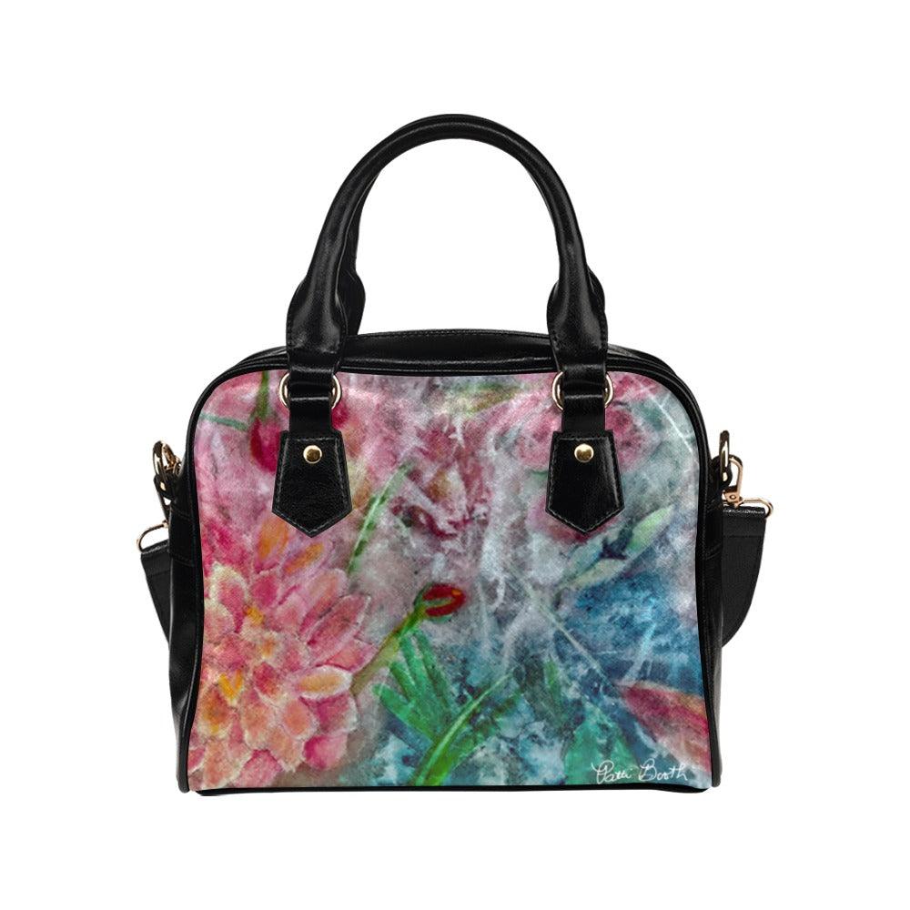 Miniaday Designs Signed Watercolor Surprise Shoulder Handbag - Miniaday Designs, LLC.
