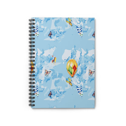 Skyward Songbird Collection by Miniaday Designs, LLC. Spiral Notebook - Ruled Line - Miniaday Designs, LLC.