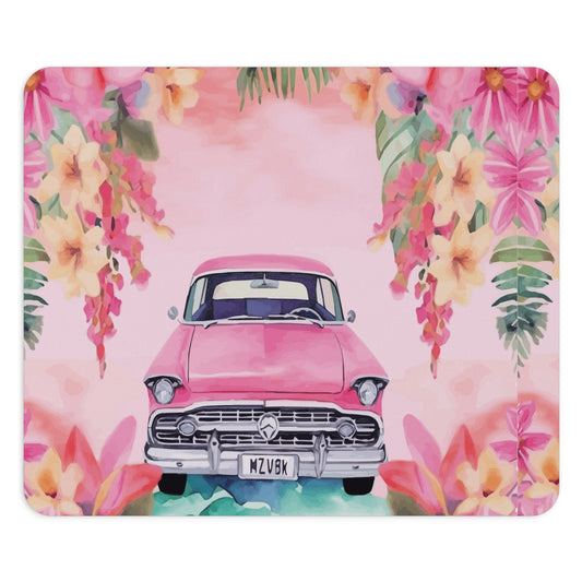 Pink Paradise Roadtrip Collection by Miniaday Designs, LLC. Mouse Pad - Miniaday Designs, LLC.