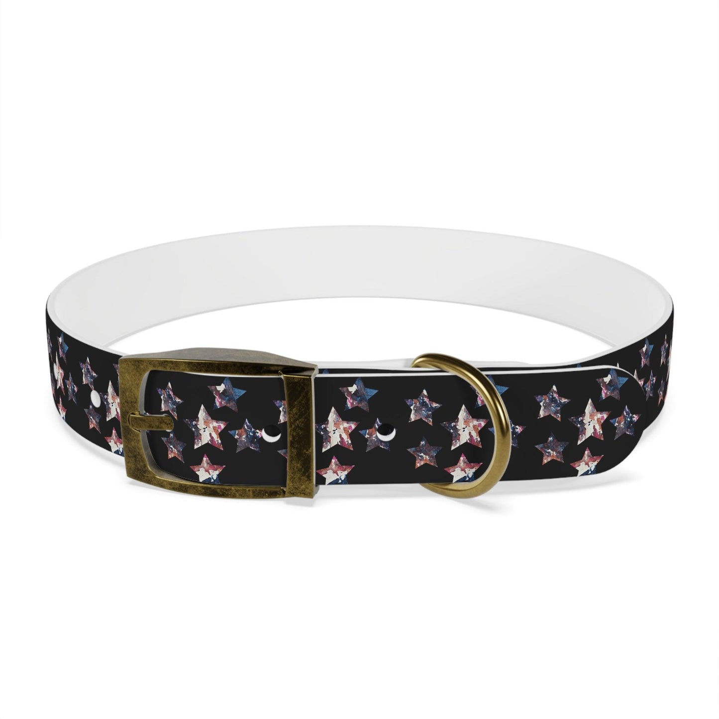 Miniaday Designs Dog Collar Black Americana - Miniaday Designs, LLC.