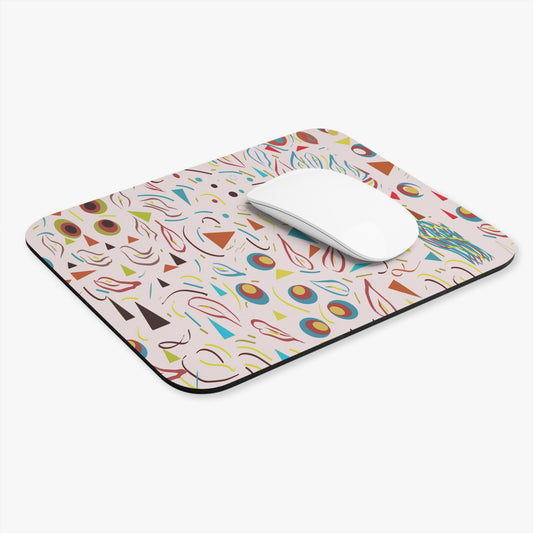 Nostalgic Confetti Carnival Collection by Miniaday Designs, LLC. Mouse Pad (Rectangle) - Miniaday Designs, LLC.
