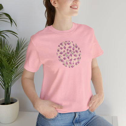 Romantic Rosette Reverie Collection by Miniaday Designs, LLC. Women's Jersey Short Sleeve Tee (S-3XL) - Miniaday Designs, LLC.