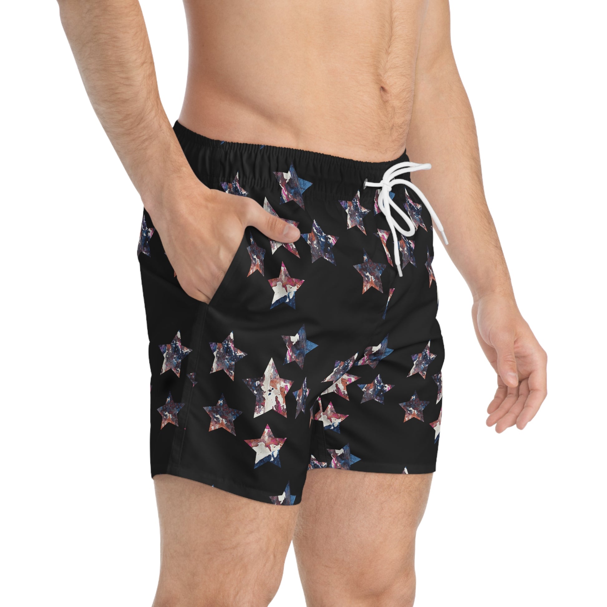 Miniaday Designs, LLC. Swim Trunks Americana Impressions Collection - Miniaday Designs, LLC.