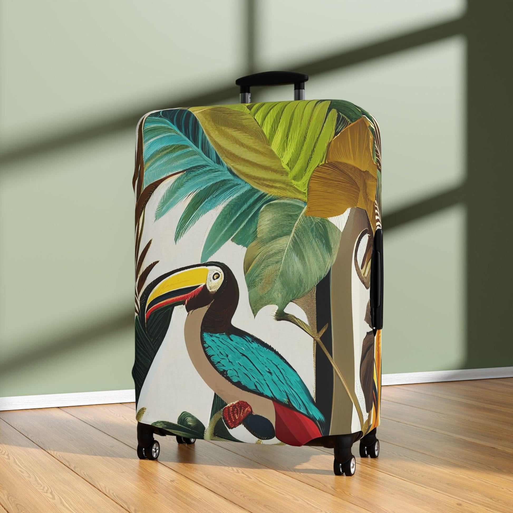Miniaday Designs Cover for Luggage Tropical Toucan Multicolor - Miniaday Designs, LLC.