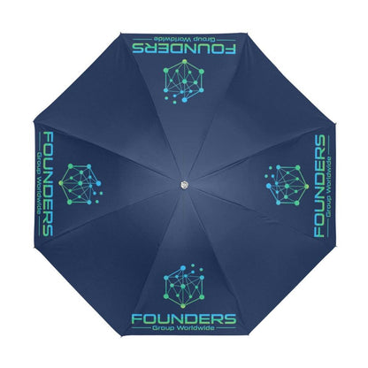 Miniaday Designs Bitcoin Ben Founders Group Logo Anti-UV Foldable Umbrella - Miniaday Designs, LLC.