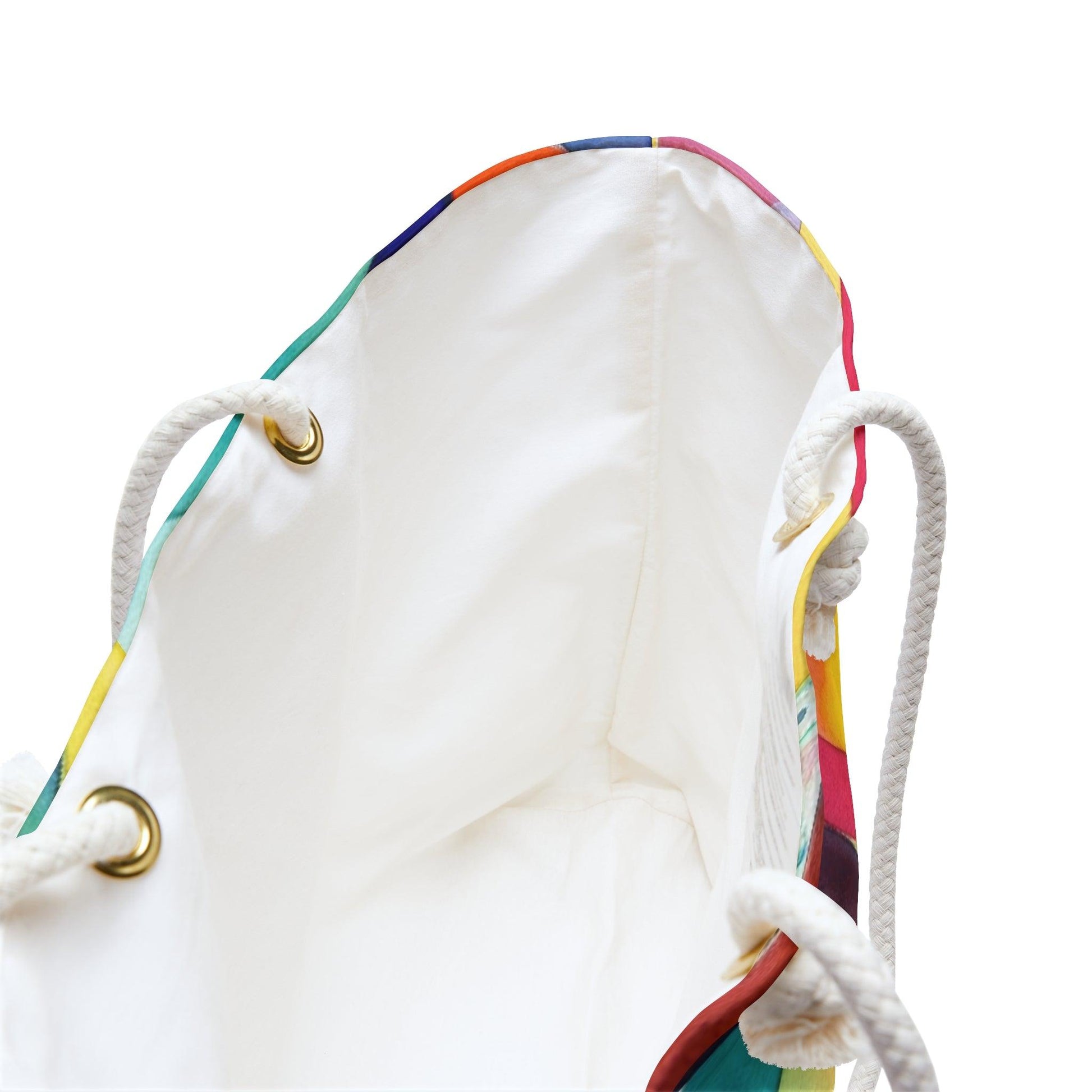 Miniaday Designs Vibrant Circle Weekender Bag Multicolor - Miniaday Designs, LLC.