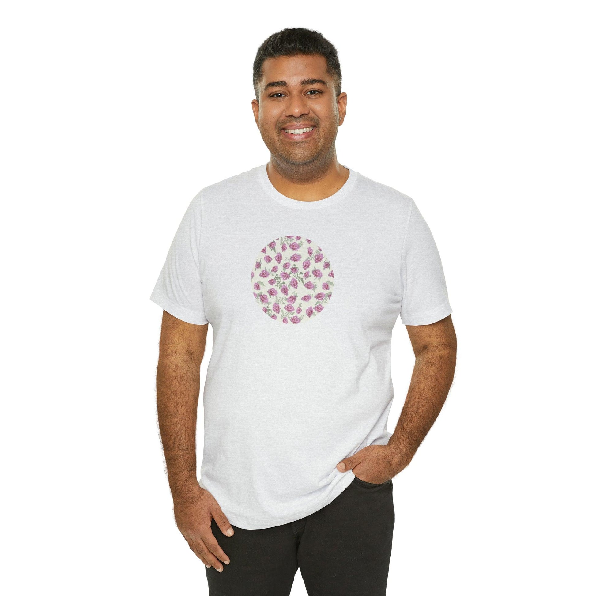 Romantic Rosette Reverie Collection by Miniaday Designs, LLC. Women's Jersey Short Sleeve Tee (S-3XL) - Miniaday Designs, LLC.