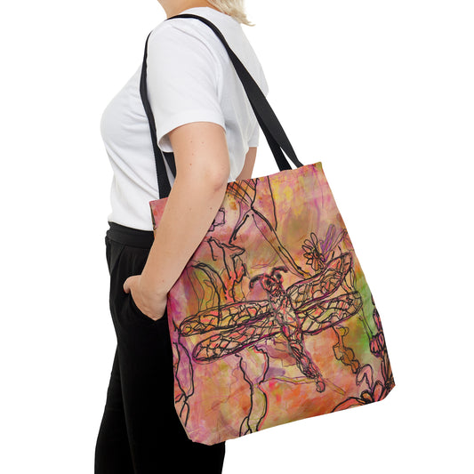 The Iridescent Dragonfly Dreams Collection by Miniaday Designs, LLC. Tote Bag - Miniaday Designs, LLC.