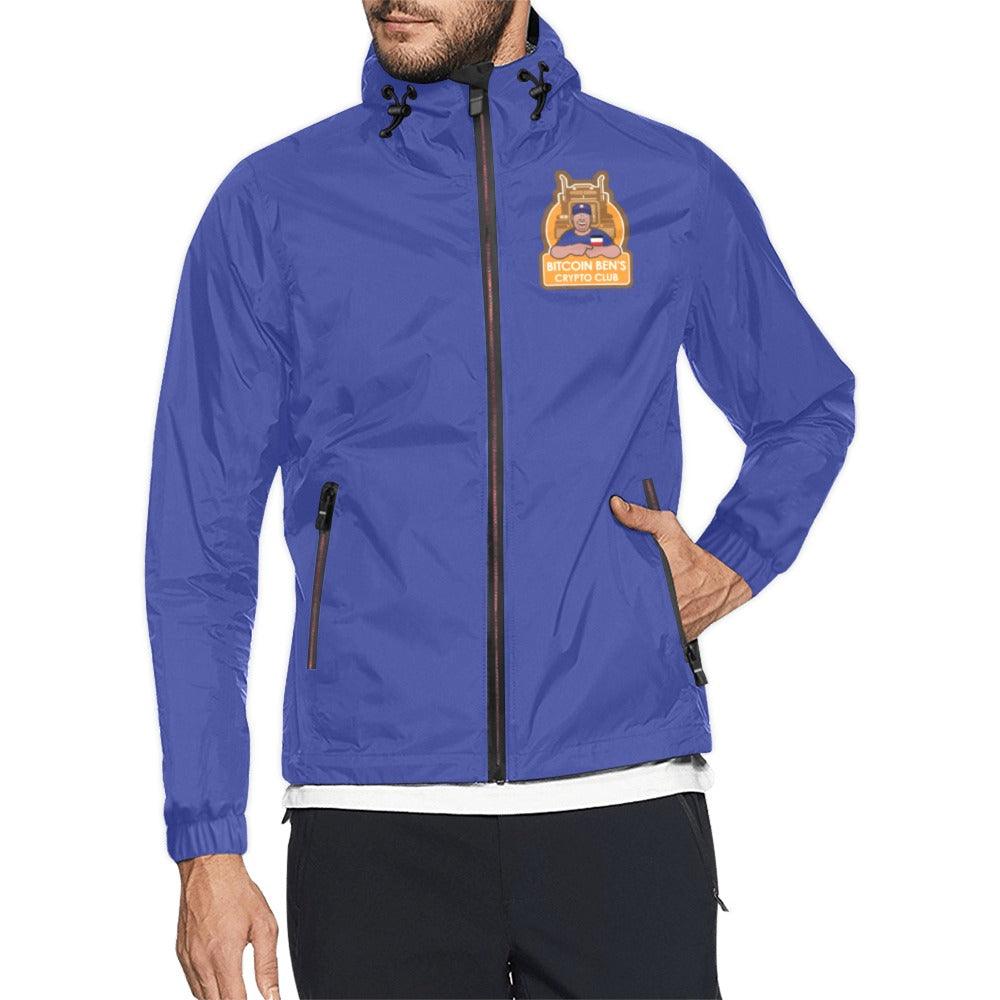 Miniaday Designs Bitcoin Ben Unisex Hoodie Windbreaker Collection - Miniaday Designs, LLC.