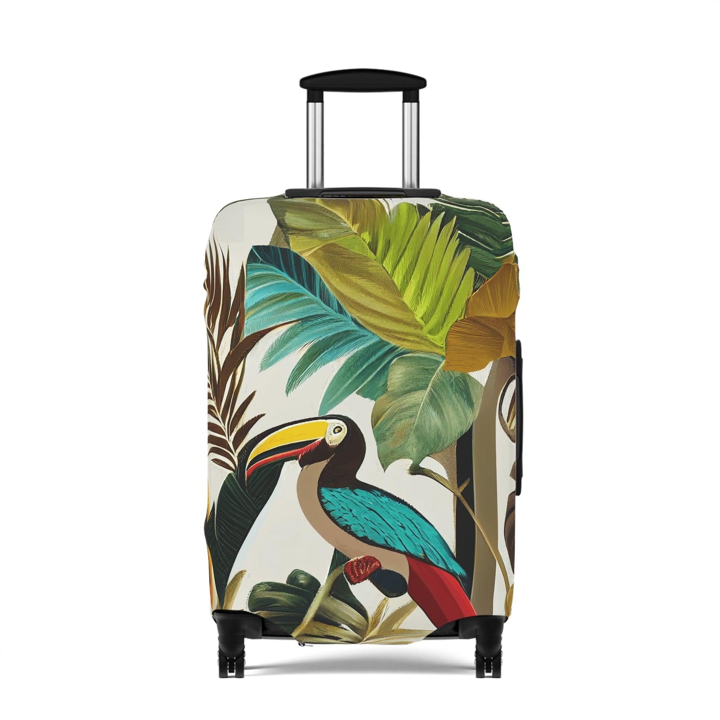 Miniaday Designs Cover for Luggage Tropical Toucan Multicolor - Miniaday Designs, LLC.
