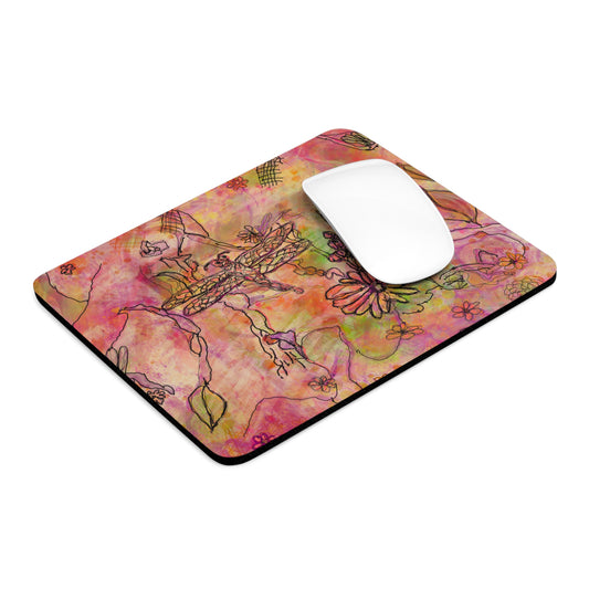 The Iridescent Dragonfly Dreams Collection by Miniaday Designs, LLC. Mouse Pad - Miniaday Designs, LLC.
