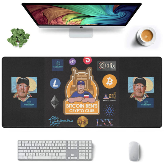 Miniaday Designs Bitcoin Ben - Alfombrillas de ratón para juegos