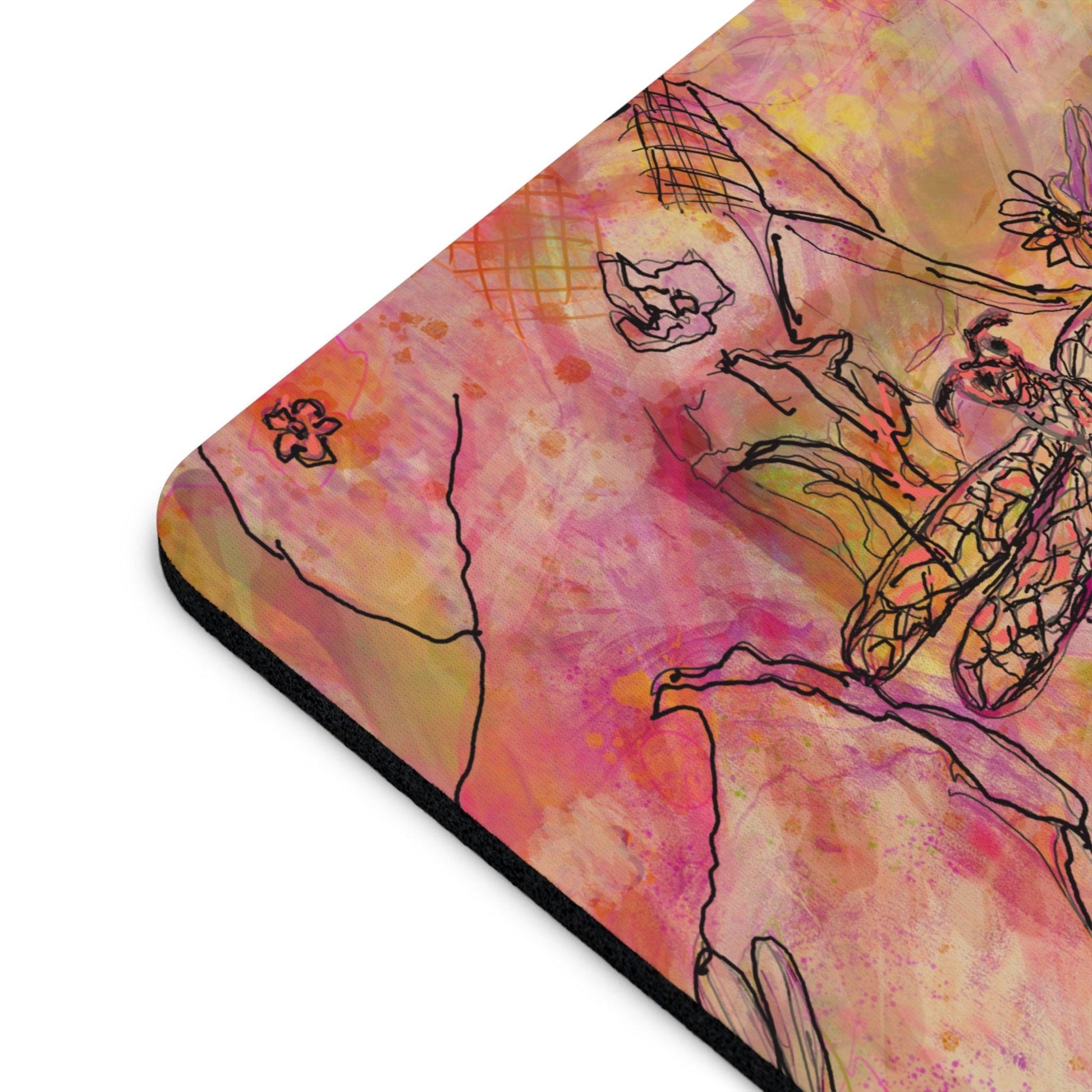 The Iridescent Dragonfly Dreams Collection by Miniaday Designs, LLC. Mouse Pad - Miniaday Designs, LLC.