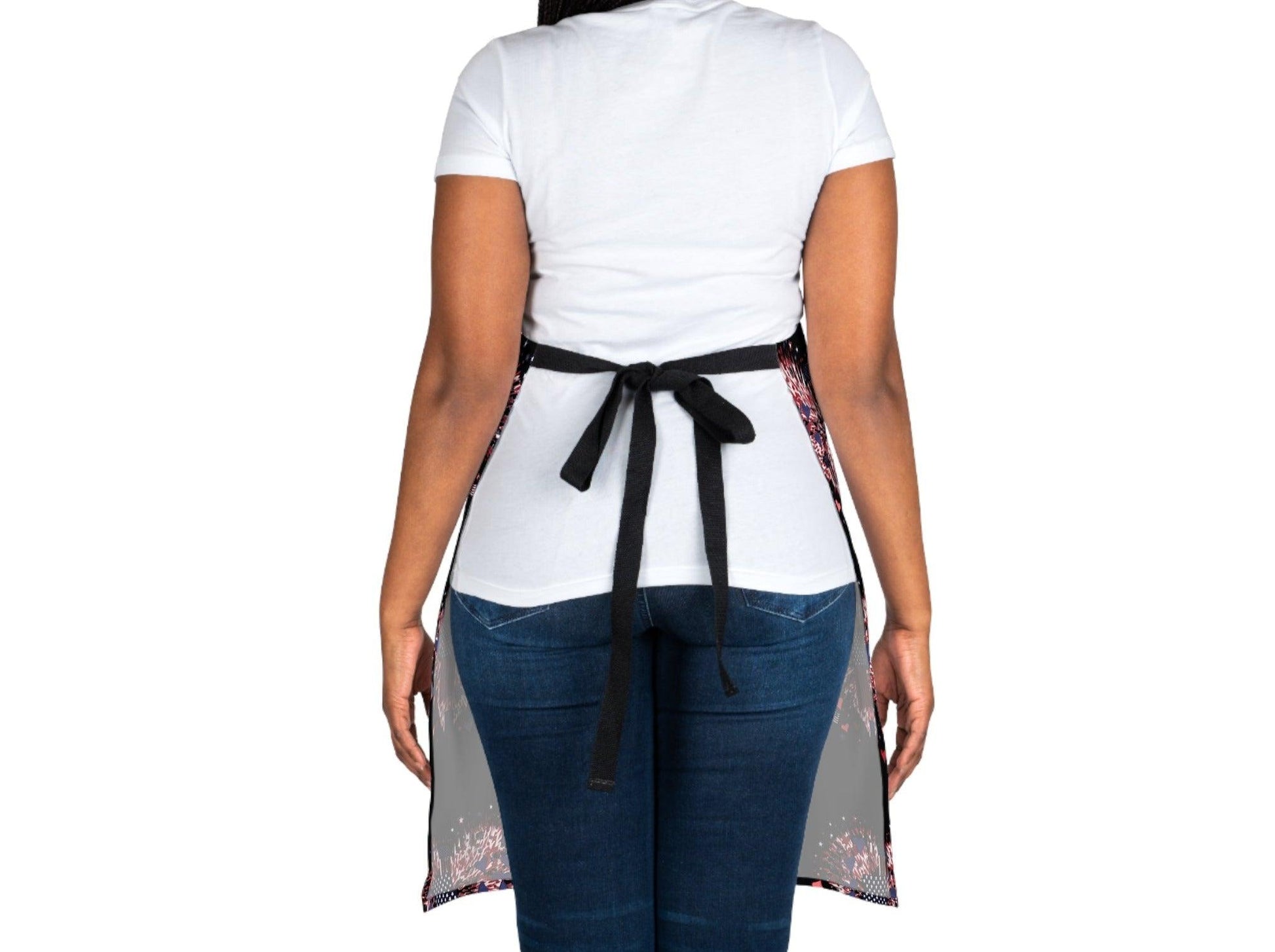 Patriotic Hearts of Valor Collection by Miniaday Designs, LLC. Apron - Miniaday Designs, LLC.