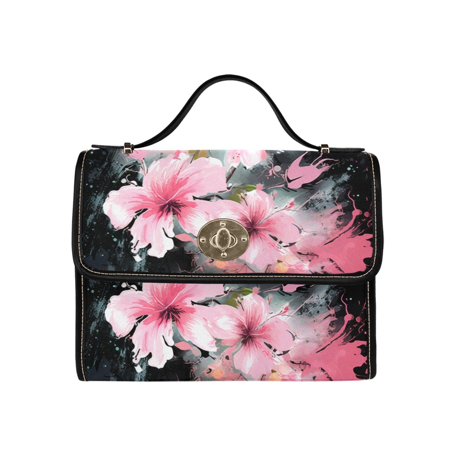 Miniaday Designs Handbags Abstract Flowers Multicolor - Miniaday Designs, LLC.