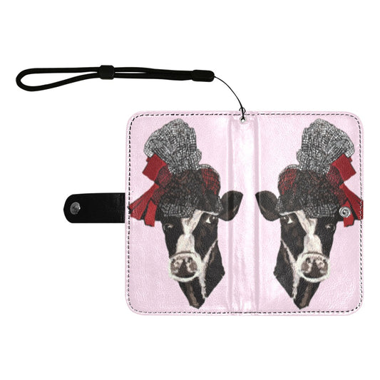 Miniaday Designs Hatted Cow Phone Purse Large