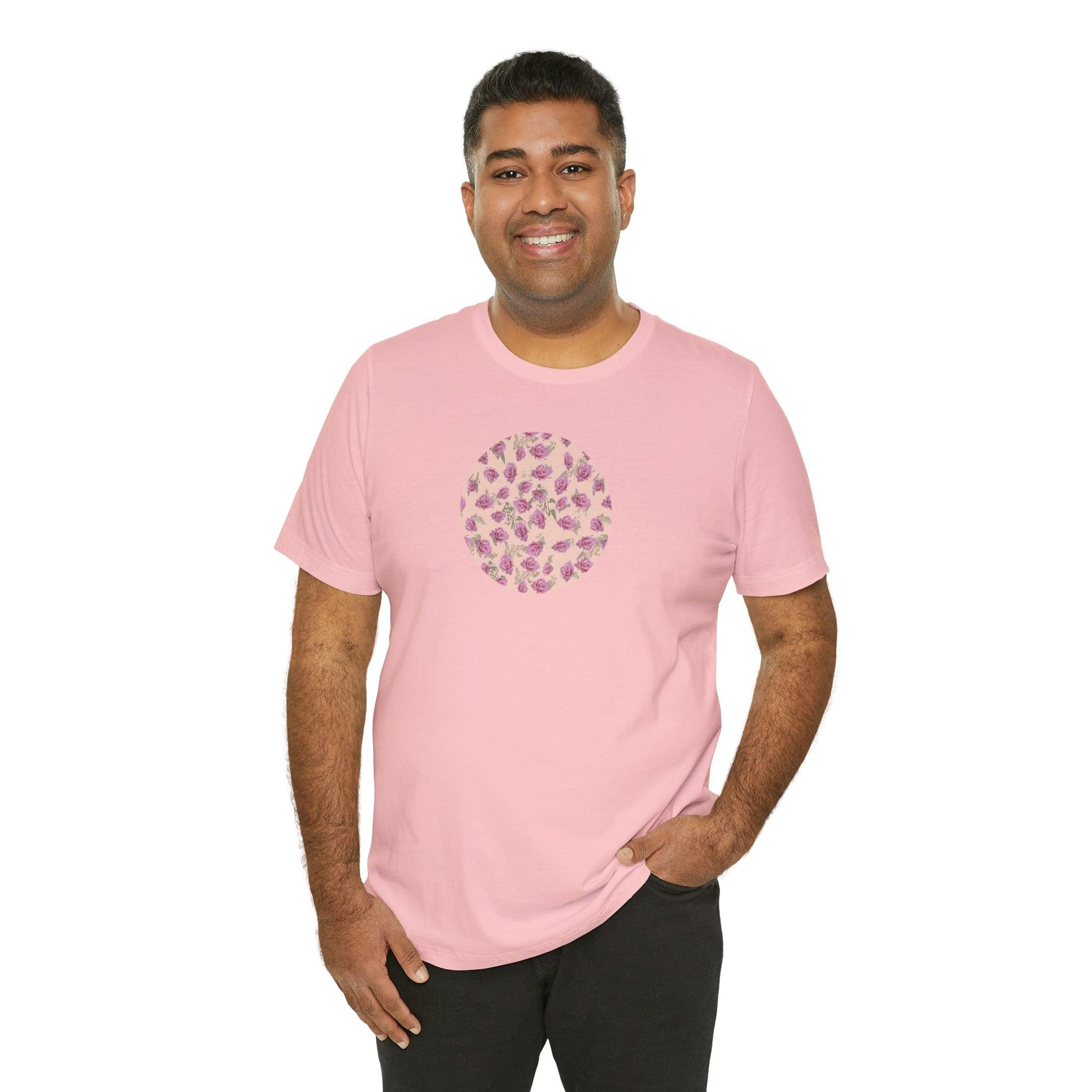 Romantic Rosette Reverie Collection by Miniaday Designs, LLC. Women's Jersey Short Sleeve Tee (S-3XL) - Miniaday Designs, LLC.