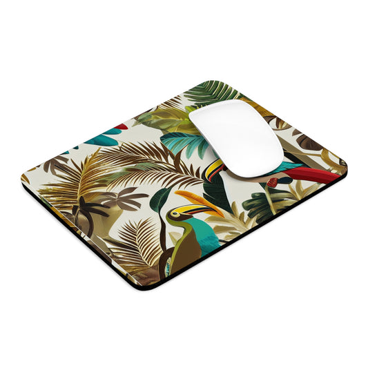 Miniaday Designs Mouse Pad Tropical Toucan Multicolor - Miniaday Designs, LLC.