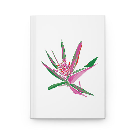 Pink Pineapple Hardcover Journal Matte - Miniaday Designs, LLC.