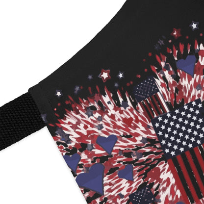 Patriotic Hearts of Valor Collection by Miniaday Designs, LLC. Apron - Miniaday Designs, LLC.