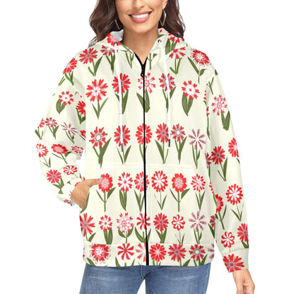 Miniaday Designs Zippered Hoodies for Women Multiple Designs - Miniaday Designs, LLC.