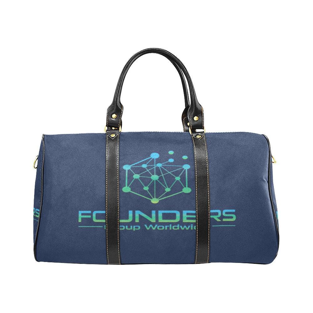 Miniaday Designs Founders Group New Waterproof Travel Bag/Large Blue Unisex - Miniaday Designs, LLC.
