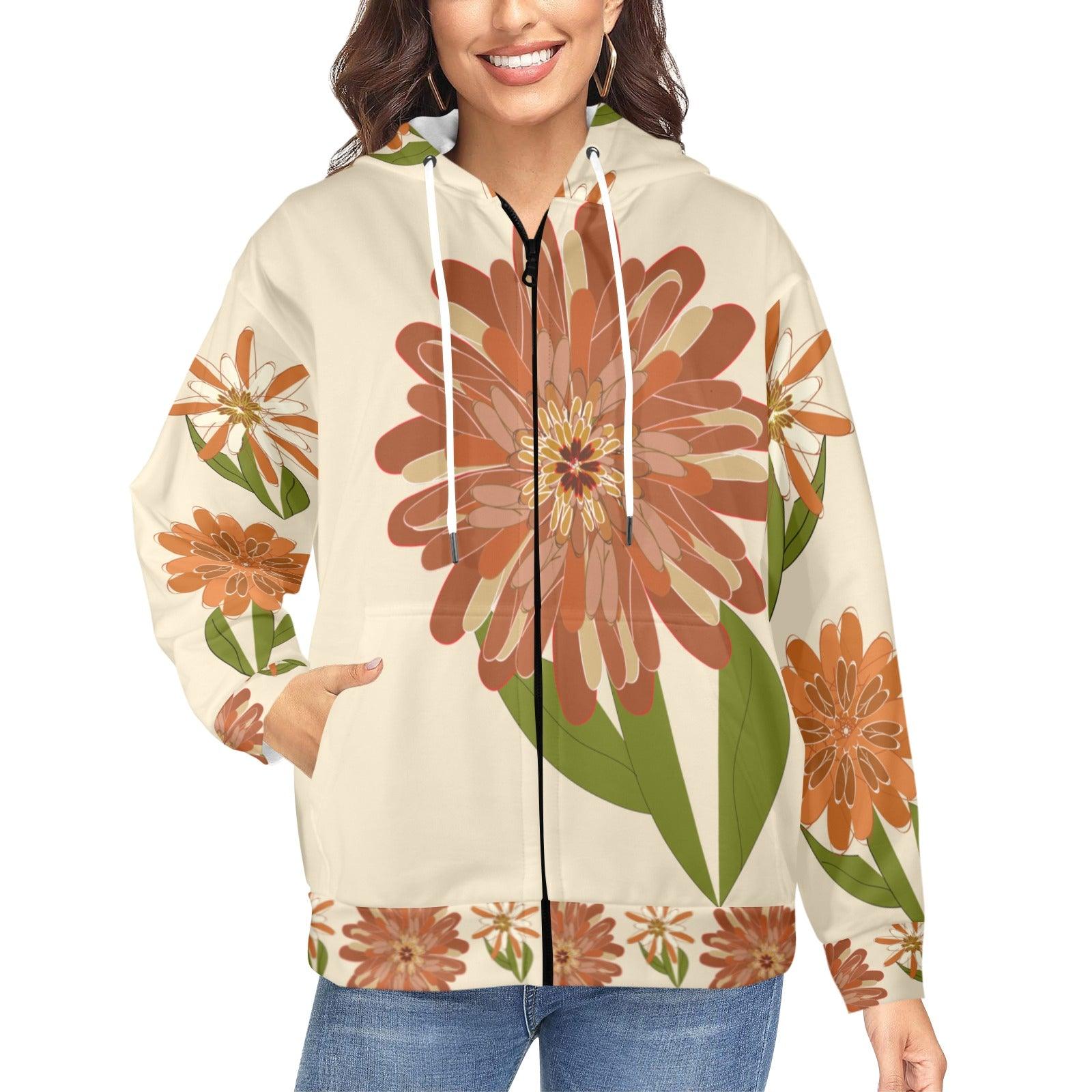 Miniaday Designs Zippered Hoodies for Women Multiple Designs - Miniaday Designs, LLC.