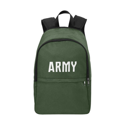 Miniaday Designs ARMY Unisex Casual Backpack Green - Miniaday Designs, LLC.