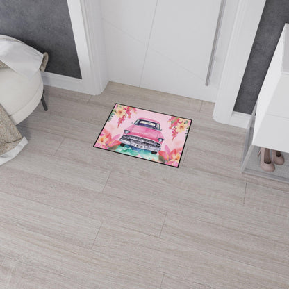 Pink Paradise Roadtrip Collection by Miniaday Designs, LLC. Heavy Duty Floor Mat - Miniaday Designs, LLC.