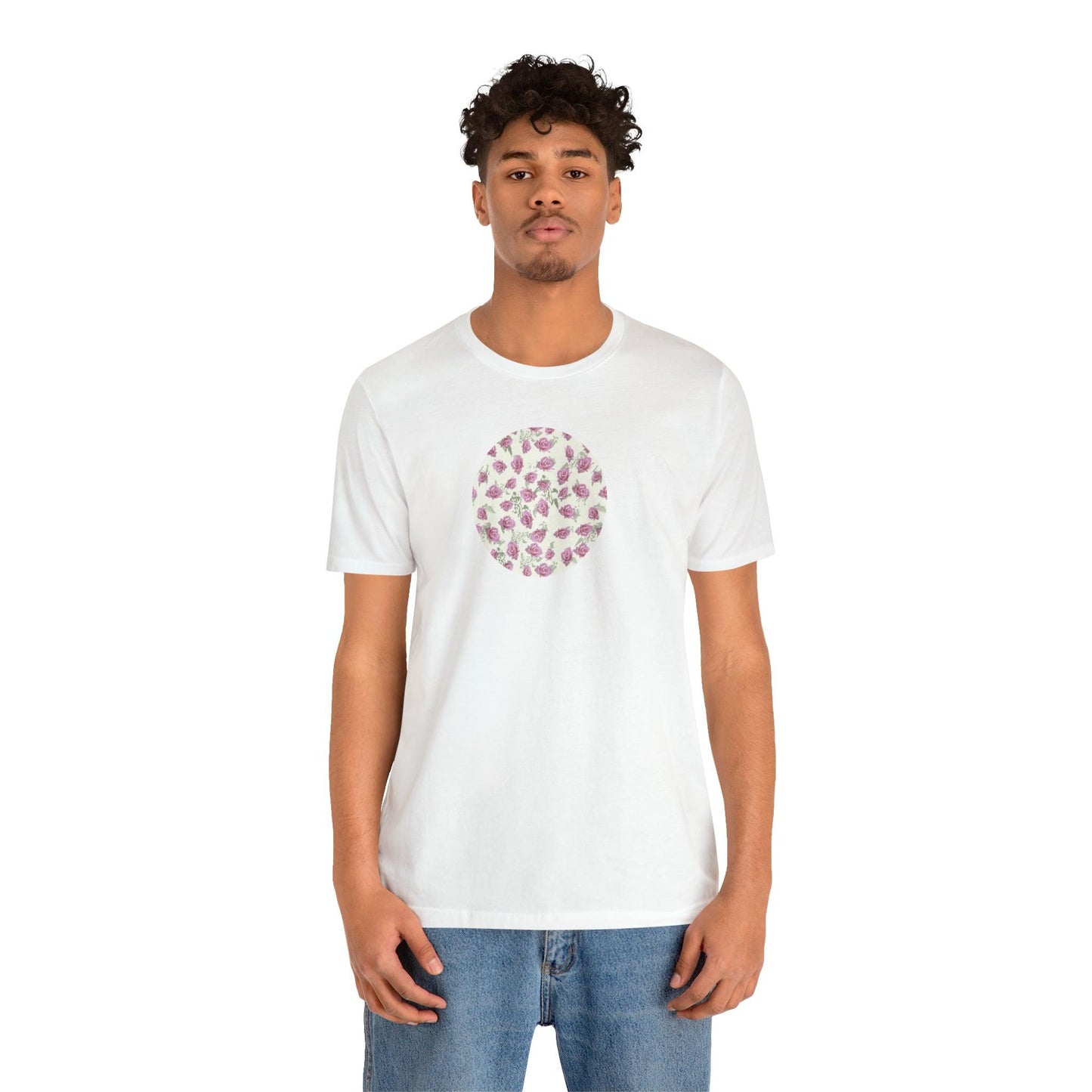 Romantic Rosette Reverie Collection by Miniaday Designs, LLC. Women's Jersey Short Sleeve Tee (S-3XL) - Miniaday Designs, LLC.