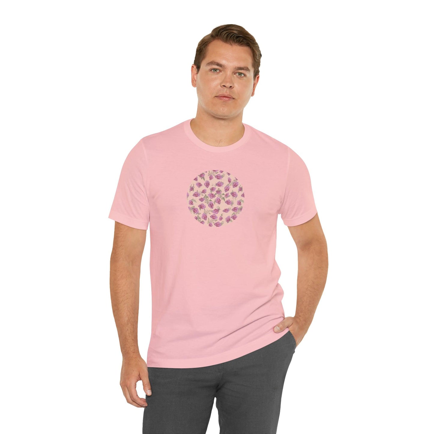 Romantic Rosette Reverie Collection by Miniaday Designs, LLC. Women's Jersey Short Sleeve Tee (S-3XL) - Miniaday Designs, LLC.