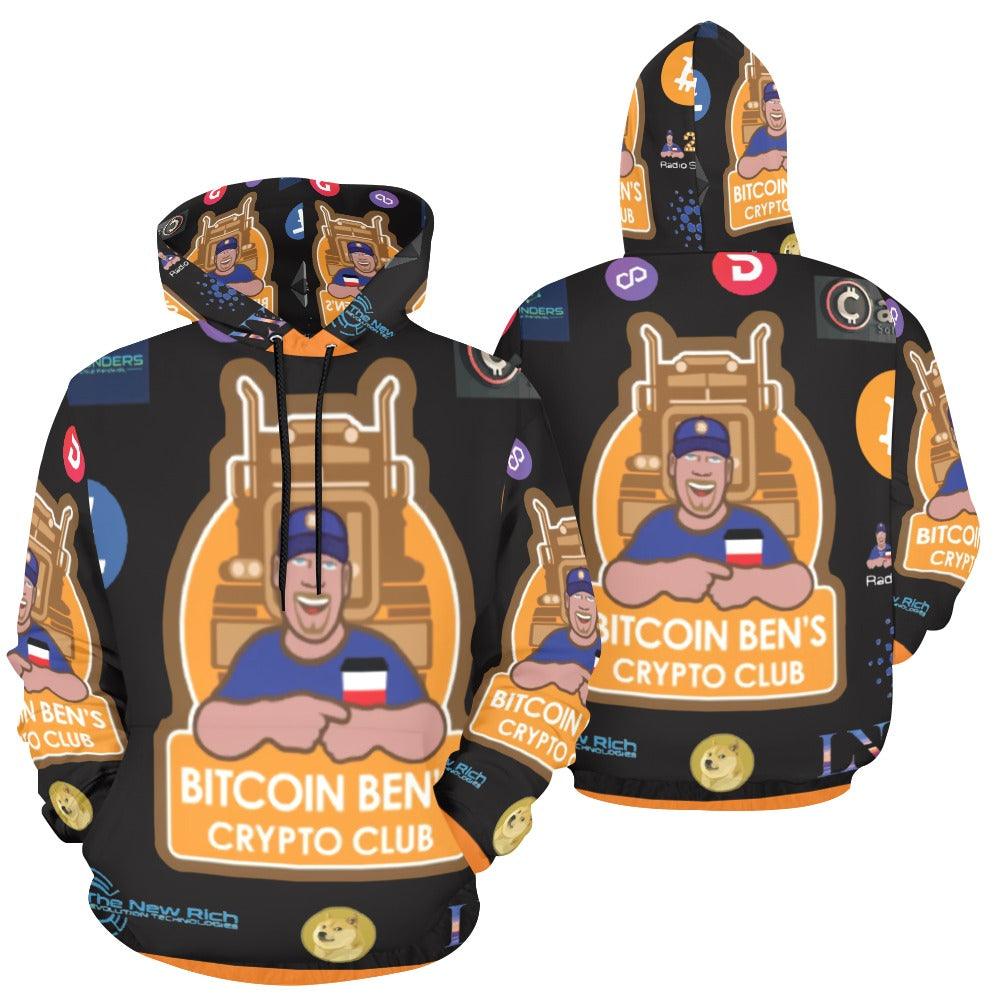 Miniaday Designs Bitcoin Ben Hoodies - Miniaday Designs, LLC.