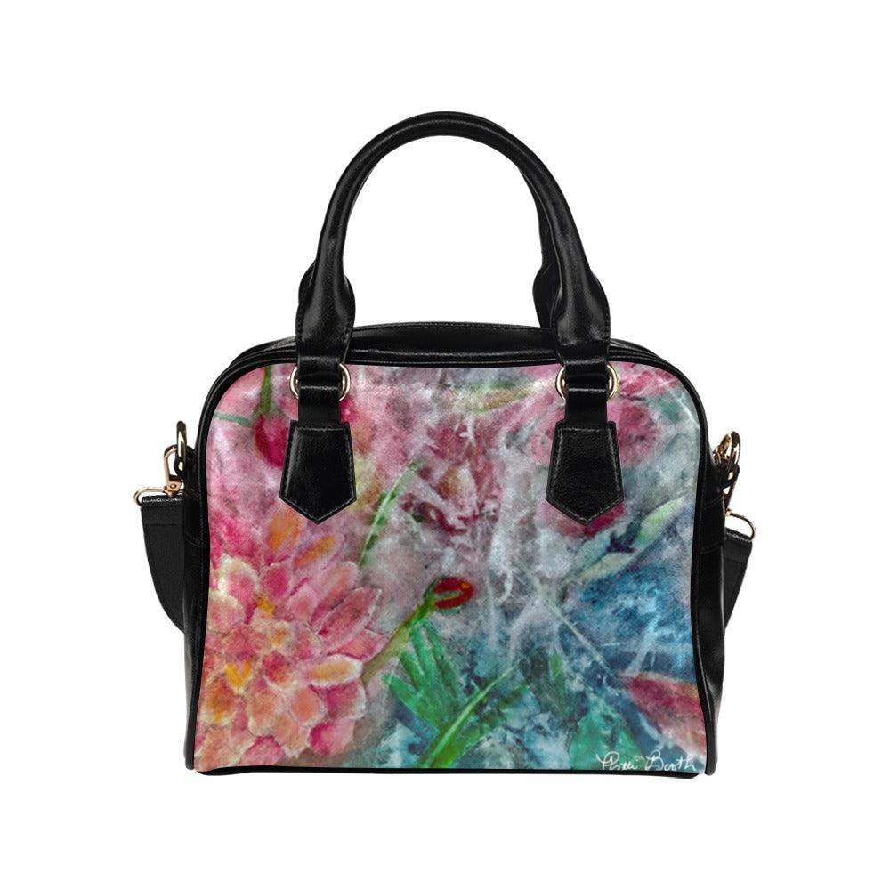 Miniaday Designs Signed Watercolor Surprise Shoulder Handbag - Miniaday Designs, LLC.