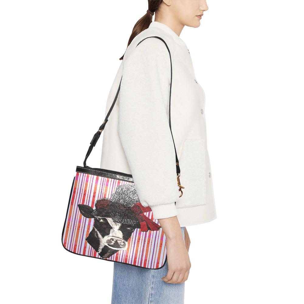 Miniaday Designs Cows Have it Shoulder Bags - Miniaday Designs, LLC.
