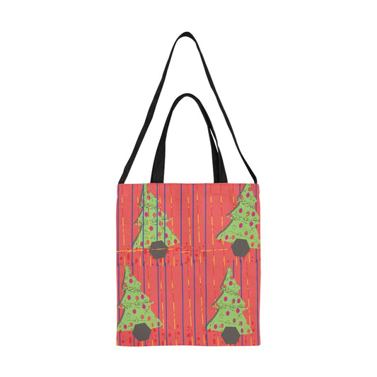 Christmas Trees Artist-Designed Canvas Tote Bag | Miniaday Designs