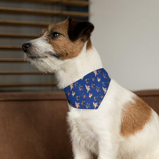 Miniaday Designs Pet Bandana Collar Blue - Miniaday Designs, LLC.