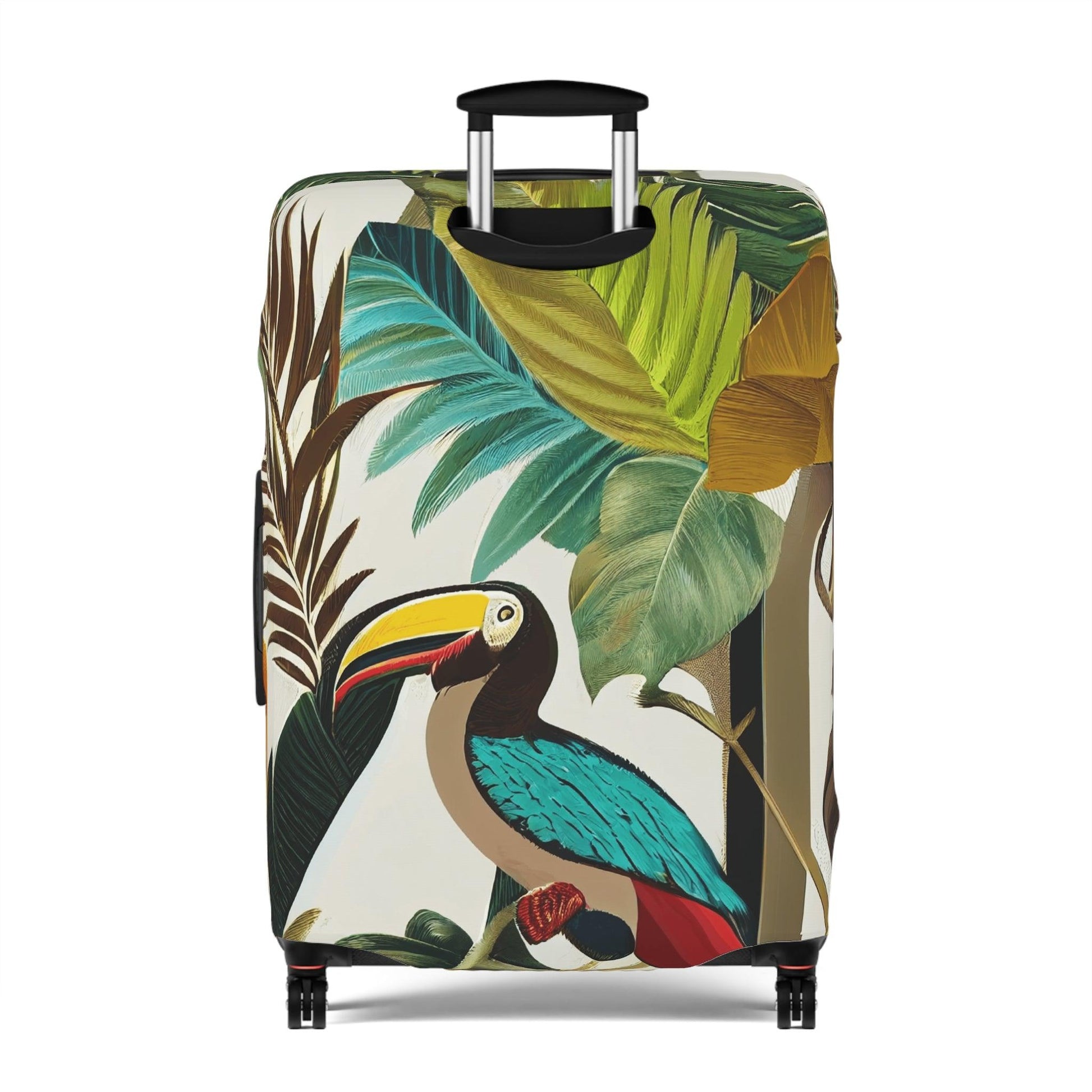 Miniaday Designs Cover for Luggage Tropical Toucan Multicolor - Miniaday Designs, LLC.