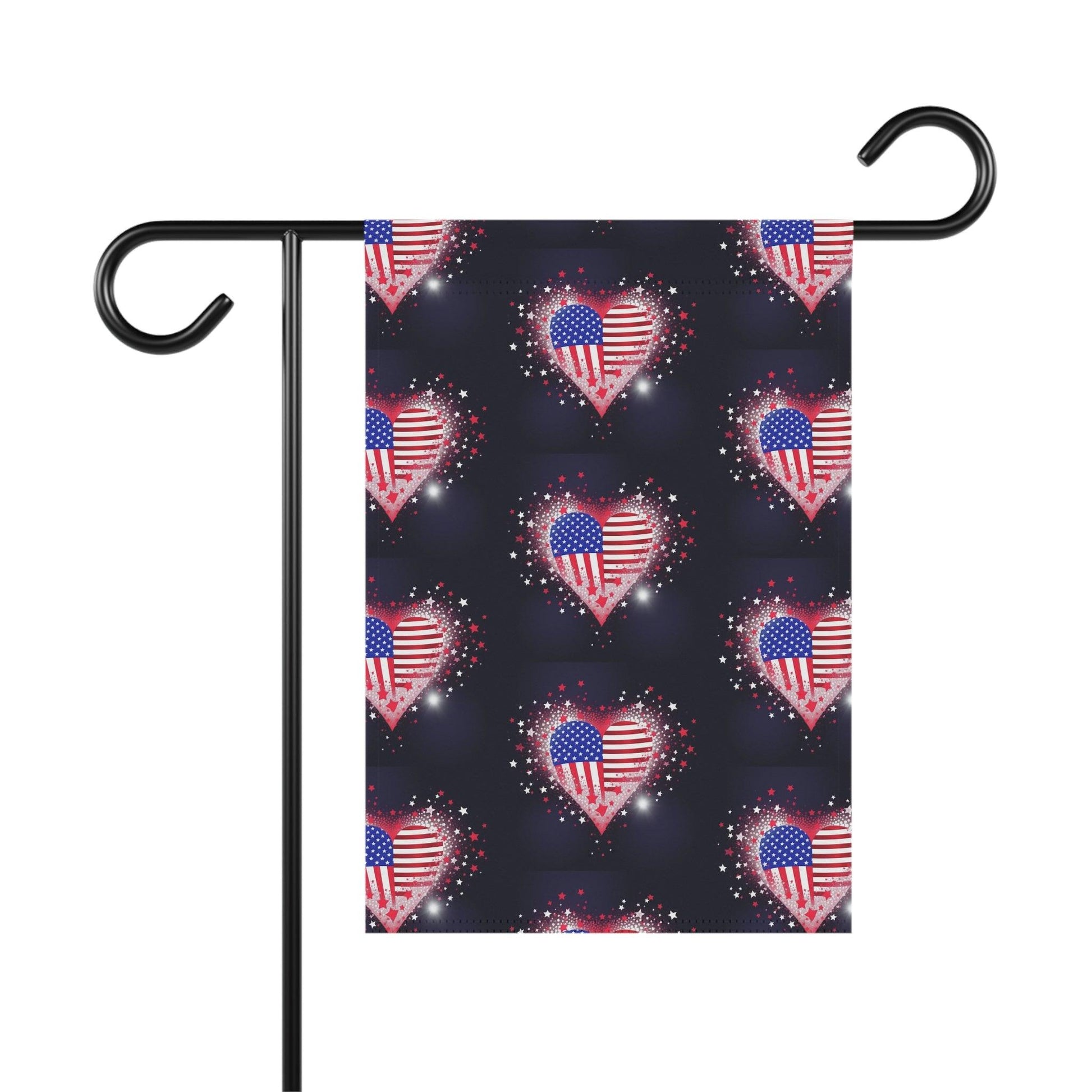 Miniaday Designs Garden & House Banner Starry Hearts - Miniaday Designs, LLC.