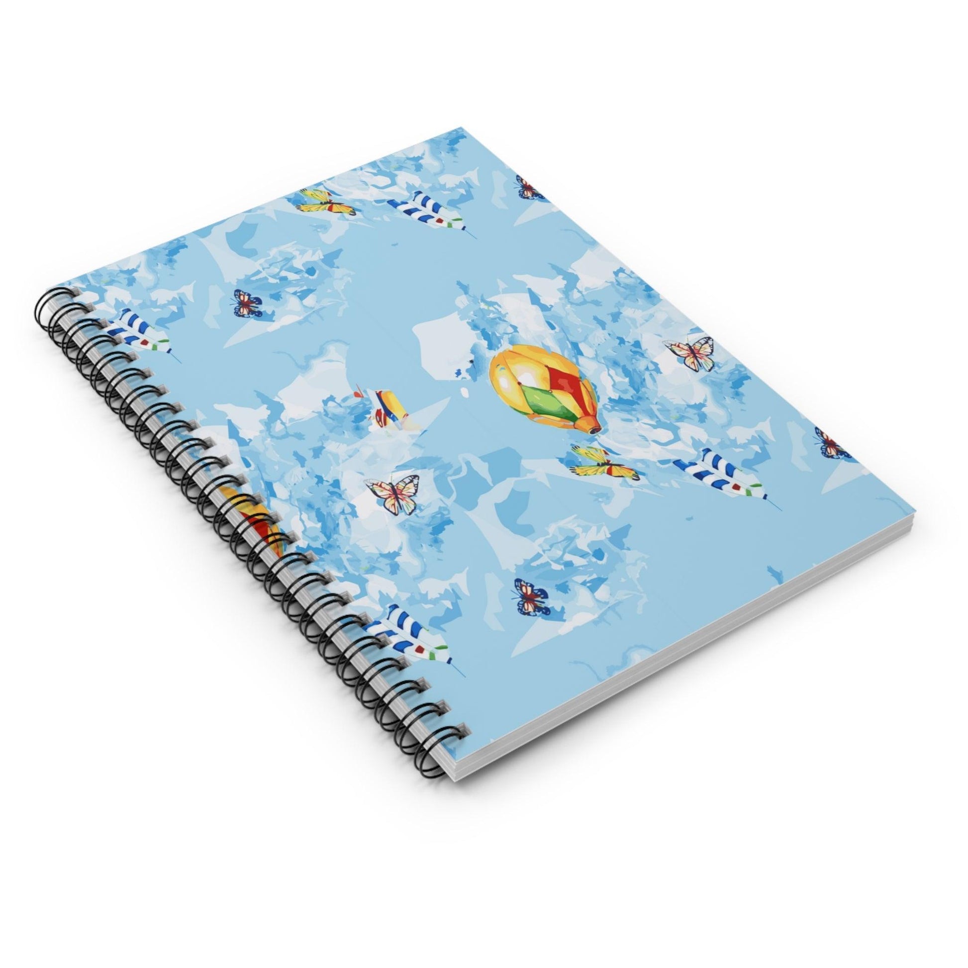 Skyward Songbird Collection by Miniaday Designs, LLC. Spiral Notebook - Ruled Line - Miniaday Designs, LLC.