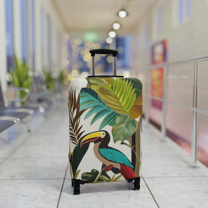 Miniaday Designs Cover for Luggage Tropical Toucan Multicolor - Miniaday Designs, LLC.