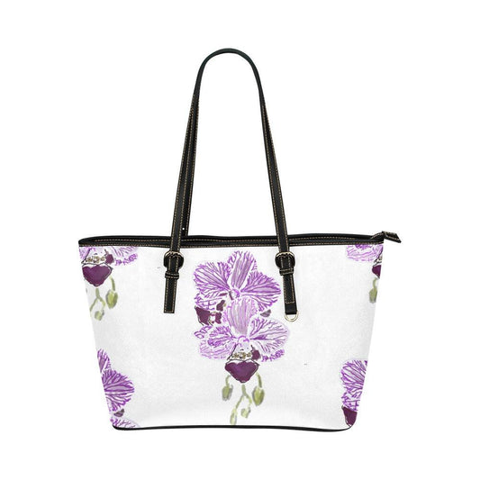 Miniaday Designs Lavender Orchid handbag Tote Bag (Model 1651) - Miniaday Designs, LLC.