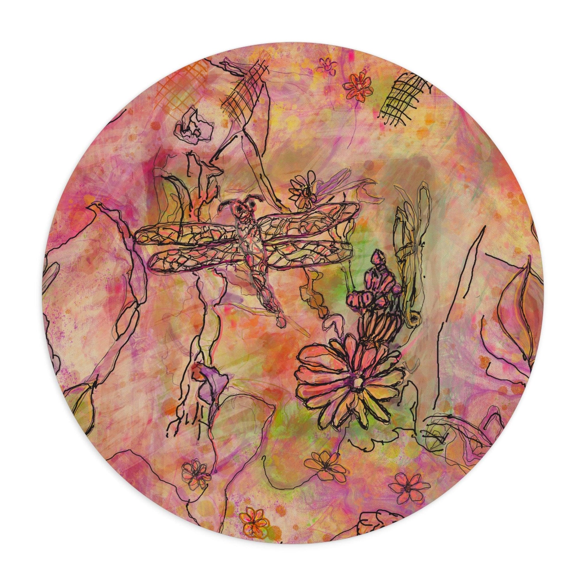 The Iridescent Dragonfly Dreams Collection by Miniaday Designs, LLC. Mouse Pad - Miniaday Designs, LLC.