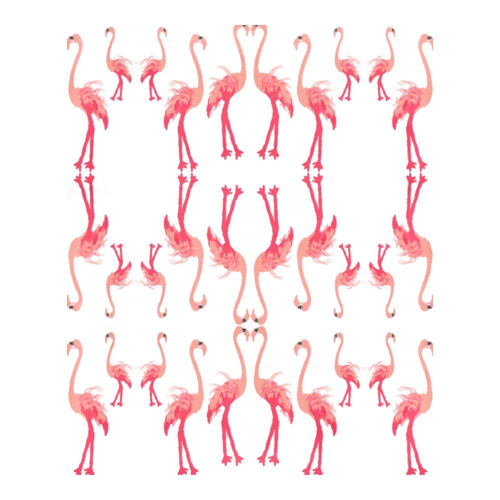 Miniaday Designs Fuschia Feathers Flamingo 3 x 3-Piece Bedding Set - Miniaday Designs, LLC.